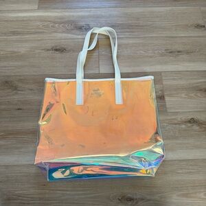 Kate Spade Clear Holographic Tote